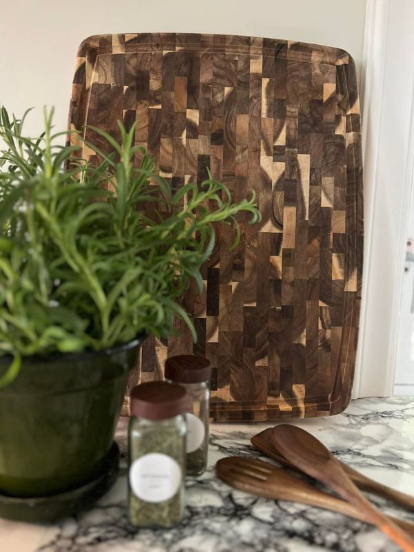 Skjærefjøl i akasietre - 46 cm