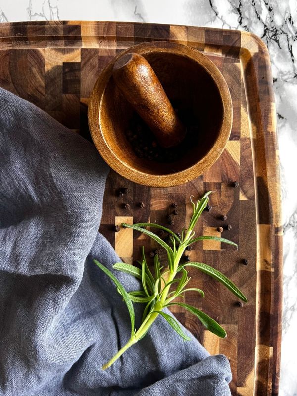 Skjærefjøl i akasietre - 46 cm